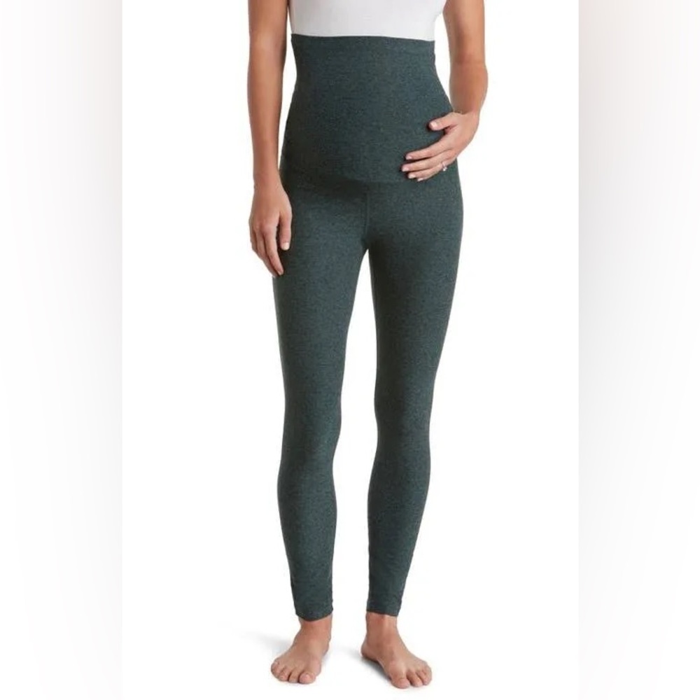 💚 NWT Zella Restore soft maternity leggings green duck S